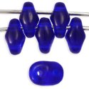 Czech SuperDuo-Cobalt Blue Transparent*10 Grams (image for) Czech SuperDuo-Cobalt Blue Transparent*10 Grams
