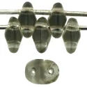 Czech SuperDuo-Black Diamond Transparent * 10 Grams (image for) Czech SuperDuo-Black Diamond Transparent * 10 Grams