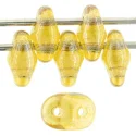 Czech SuperDuo-Topaz Luster Transparent *10 Grams (image for) Czech SuperDuo-Topaz Luster Transparent *10 Grams