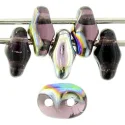 Czech SuperDuo-Amethyst Vitrail *10 Grams (image for) Czech SuperDuo-Amethyst Vitrail *10 Grams