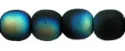 Czech 6mm Round-Jet Black Opaque AB Matte (image for) Czech 6mm Round-Jet Black Opaque AB Matte