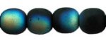 Czech 6mm Round-Jet Black Opaque AB Matte (image for) Czech 6mm Round-Jet Black Opaque AB Matte