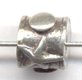 Bali Silver Tube Bead - 8x6mm Star Design Bead * 10 Beads (image for) Bali Silver Tube Bead - 8x6mm Star Design Bead * 10 Beads