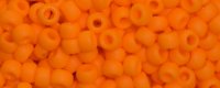 TOHO 8/o Round Seed Bead-Light Orange Opaque Matte #8T42DF (image for) TOHO 8/o Round Seed Bead-Light Orange Opaque Matte #8T42DF