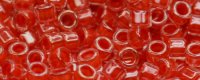 TOHO Aiko Precision Cylinder Bead. Cherry Lined Crystal Transparent TB-341 (image for) TOHO Aiko Precision Cylinder Bead. Cherry Lined Crystal Transparent TB-341