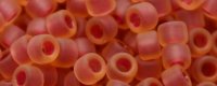 TOHO Aiko Precision Cylinder Bead. Dark Rose Lined Topaz Matte TB-241FM (image for) TOHO Aiko Precision Cylinder Bead. Dark Rose Lined Topaz Matte TB-241FM