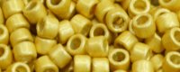 TOHO Aiko Precision Cylinder Bead. Gold Galvanized Matte PermaFinish TB-PF557F (image for) TOHO Aiko Precision Cylinder Bead. Gold Galvanized Matte PermaFinish TB-PF557F
