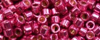 TOHO Aiko Precision Cylinder Bead. Hot Pink Galvanized PermaFinish TB-PF563 (image for) TOHO Aiko Precision Cylinder Bead. Hot Pink Galvanized PermaFinish TB-PF563