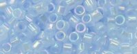 TOHO Aiko Precision Cylinder Bead. Light Sapphire Translucent Rainbow TB-1246 (image for) TOHO Aiko Precision Cylinder Bead. Light Sapphire Translucent Rainbow TB-1246