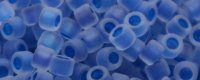 TOHO Aiko Precision Cylinder Bead. Royal Blue Lined Sapphire Rainbow Matte TB-189FM (image for) TOHO Aiko Precision Cylinder Bead. Royal Blue Lined Sapphire Rainbow Matte TB-189FM