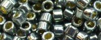 TOHO Aiko Precision Cylinder Bead. Silver Grey Galvanized PermaFinish TB-PF565 (image for) TOHO Aiko Precision Cylinder Bead. Silver Grey Galvanized PermaFinish TB-PF565