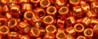 TOHO Aiko Precision Cylinder Bead. Sun Burnt Orange Galvanized PermaFinish TB-PF562 (image for) TOHO Aiko Precision Cylinder Bead. Sun Burnt Orange Galvanized PermaFinish TB-PF562