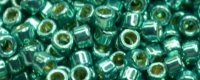 TOHO Aiko Precision Cylinder Bead. Turquoise Galvanized PermaFinish TB-PF569 (image for) TOHO Aiko Precision Cylinder Bead. Turquoise Galvanized PermaFinish TB-PF569