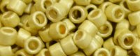 TOHO Aiko Precision Cylinder Bead. Yellow Gold Galvanized Matte PermaFinish TB-PF559F (image for) TOHO Aiko Precision Cylinder Bead. Yellow Gold Galvanized Matte PermaFinish TB-PF559F