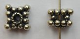 Bali Silver Spacer - 10x6mm Granulated Spacer Bead *5 Beads (image for) Bali Silver Spacer - 10x6mm Granulated Spacer Bead *5 Beads