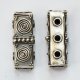 Bali Silver Multistrand - 3 Hole Spacer Bead w/ Whorls (image for) Bali Silver Multistrand - 3 Hole Spacer Bead w/ Whorls
