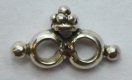 Bali Silver Multistrand - 2 Hole Spacer Bar w/ Daisy Applique (image for) Bali Silver Multistrand - 2 Hole Spacer Bar w/ Daisy Applique