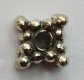 Bali Silver Spacer - 6mm Double Beaded Square Spacer Bead *10 Beads (image for) Bali Silver Spacer - 6mm Double Beaded Square Spacer Bead *10 Beads