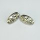 Bali Silver Tube Bead - Oval w/ Star & 'S' (image for) Bali Silver Tube Bead - Oval w/ Star & 'S'
