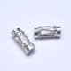 Bali Silver Tube Bead - 8x3mm Scroll Design Tube Bead * 10 Beads (image for) Bali Silver Tube Bead - 8x3mm Scroll Design Tube Bead * 10 Beads