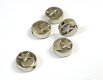 Bali Silver Spacer - 10x5mm Tabular Bead with Star & Moon Design * 5 Beads (image for) Bali Silver Spacer - 10x5mm Tabular Bead with Star & Moon Design * 5 Beads