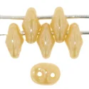 Czech SuperDuo-Opaque Beige Luster * 10 Grams (image for) Czech SuperDuo-Opaque Beige Luster * 10 Grams