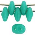 Czech SuperDuo-Opaque Turquoise *10 Grams (image for) Czech SuperDuo-Opaque Turquoise *10 Grams