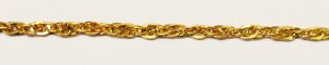 Handmade Java Brass Chain-Faceted Rope Chain (image for) Handmade Java Brass Chain-Faceted Rope Chain