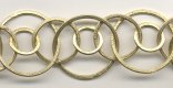 Handmade Java Brass-Large Hammered Double Chain (image for) Handmade Java Brass-Large Hammered Double Chain