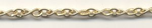 Handmade Java Brass-Irregular Figure 8 w/ Ring Chain (image for) Handmade Java Brass-Irregular Figure 8 w/ Ring Chain