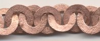 Handmade Java Copper-Chubby Textured Circle Chain (image for) Handmade Java Copper-Chubby Textured Circle Chain