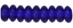 Czech 4mm Rondelle-Cobalt Blue Transparent * Strand of 100 Glass Beads (image for) Czech 4mm Rondelle-Cobalt Blue Transparent * Strand of 100 Glass Beads