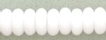 Czech 4mm Rondelle-White Opaque * Strand of 100 Glass Beads (image for) Czech 4mm Rondelle-White Opaque * Strand of 100 Glass Beads