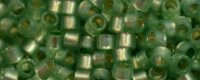 TOHO Aiko Precision Cylinder Bead. Lime Opal Silver Lined PermaFinish TB-PF2103 (image for) TOHO Aiko Precision Cylinder Bead. Lime Opal Silver Lined PermaFinish TB-PF2103