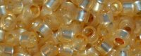 TOHO Aiko Precision Cylinder Bead. Peach Opal Silver Lined PermaFinish TB-PF2110 (image for) TOHO Aiko Precision Cylinder Bead. Peach Opal Silver Lined PermaFinish TB-PF2110