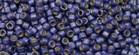 TOHO Aiko Precision Cylinder Bead. Purple Galvanized Matte PermaFinish TB-PF567F (image for) TOHO Aiko Precision Cylinder Bead. Purple Galvanized Matte PermaFinish TB-PF567F