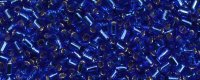 TOHO Size 1/2 Bugle Bead. 2mm Length-Cobalt Blue Silver Lined (image for) TOHO Size 1/2 Bugle Bead. 2mm Length-Cobalt Blue Silver Lined