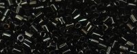 TOHO Size 1/2 Bugle Bead. 2mm Length-Jet Black Opaque (image for) TOHO Size 1/2 Bugle Bead. 2mm Length-Jet Black Opaque