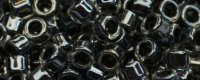 TOHO Aiko Precision Cylinder Bead. Black Lined Crystal Transparent TB-344 (image for) TOHO Aiko Precision Cylinder Bead. Black Lined Crystal Transparent TB-344