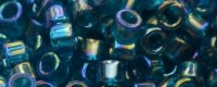 TOHO Aiko Precision Cylinder Bead. Blue Zircon Transparent Rainbow TB-167BD (image for) TOHO Aiko Precision Cylinder Bead. Blue Zircon Transparent Rainbow TB-167BD