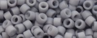 TOHO Aiko Precision Cylinder Bead. Blue Grey Matte Opaque TB-1618F (image for) TOHO Aiko Precision Cylinder Bead. Blue Grey Matte Opaque TB-1618F