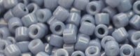 TOHO Aiko Precision Cylinder Bead. Blue Grey Opaque TB-1618 (image for) TOHO Aiko Precision Cylinder Bead. Blue Grey Opaque TB-1618