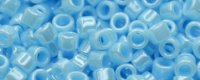 TOHO Aiko Precision Cylinder Bead. Blue Turquoise Opaque Luster TB-124B (image for) TOHO Aiko Precision Cylinder Bead. Blue Turquoise Opaque Luster TB-124B
