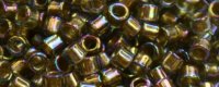 TOHO Aiko Precision Cylinder Bead. Bronze Lined Black Diamond Rainbow TB-999 (image for) TOHO Aiko Precision Cylinder Bead. Bronze Lined Black Diamond Rainbow TB-999