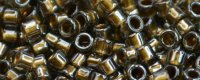 TOHO Aiko Precision Cylinder Bead. Bronze Lined Black Diamond Transparent TB-993 (image for) TOHO Aiko Precision Cylinder Bead. Bronze Lined Black Diamond Transparent TB-993