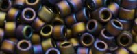 TOHO Aiko Precision Cylinder Bead. Brown Iris Metallic Matte TB-615 (image for) TOHO Aiko Precision Cylinder Bead. Brown Iris Metallic Matte TB-615