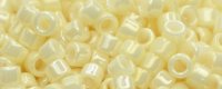 TOHO Aiko Precision Cylinder Bead. Cream Opaque Luster TB-123 (image for) TOHO Aiko Precision Cylinder Bead. Cream Opaque Luster TB-123