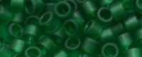 TOHO Aiko Precision Cylinder Bead. Dark Emerald Green Transparent Matte TB-939F (image for) TOHO Aiko Precision Cylinder Bead. Dark Emerald Green Transparent Matte TB-939F