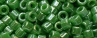TOHO Aiko Precision Cylinder Bead. Dark Green Opaque Luster TB-130D (image for) TOHO Aiko Precision Cylinder Bead. Dark Green Opaque Luster TB-130D