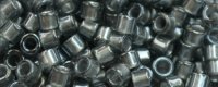 TOHO Aiko Precision Cylinder Bead. Dark Grey Silver Lined Semi Matte TB-1001 (image for) TOHO Aiko Precision Cylinder Bead. Dark Grey Silver Lined Semi Matte TB-1001